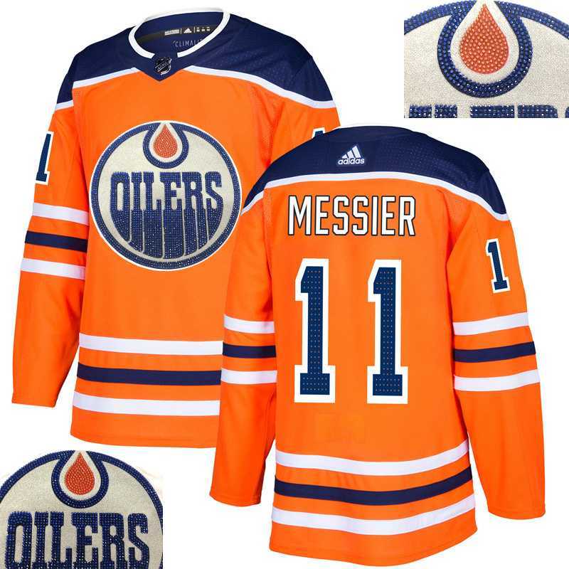 Oilers #11 Messier Orange With Special Glittery Logo Adidas Jersey,We sell and wholesale Oilers #11 Messier Orange With Special Glittery Logo Adidas Jersey on line form chian!